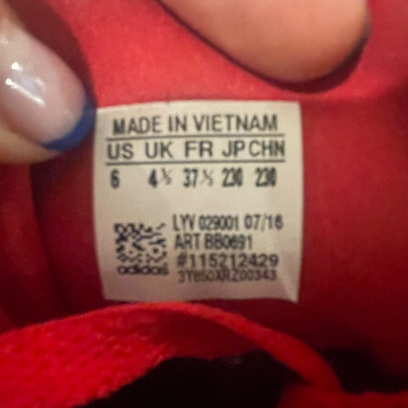 Original Adidas Extaball Red - Picture 2 of 5